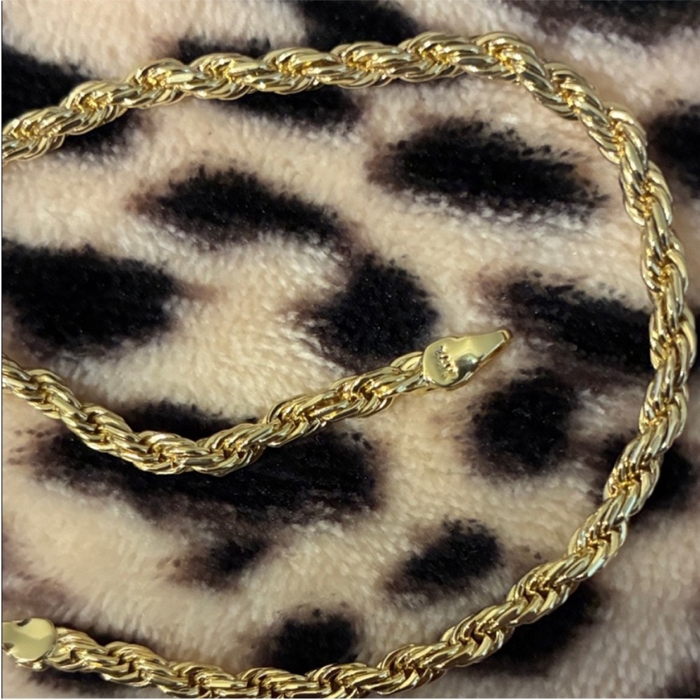 ✨ 14kt gold rope chain bracelet ✨